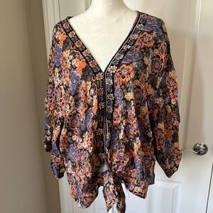 Floral Women's Top - Multicolor